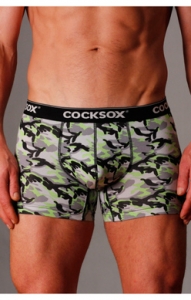 Cocksox Underwear Boxer Sniper , мужские трусы-боксеры, анатомическое строение переднего мешочка (гульфика), купить в интернет-магазине недорого