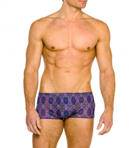 Kiniki Luca Shorty Hipster, мужские плавки пропускающие загар через ткань, плавки-хипстеры, плавки-шорты