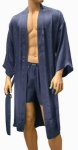 ManSilk Silk Paisley Jacquard Robe 