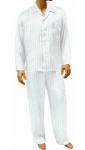 Mansilk Silk Stripe Jacquard Pajama Set