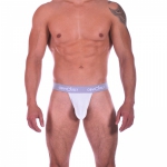 Obviously Basics Low Rise Thong White