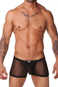 N2N Bodywear Net Pouch Box, купить мужские трусы-боксеры, боксеры из нейлоновой сеточки, сексуальное мужское бельё